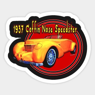 1937 Cord Coffin Nose Speedster Concours Sticker